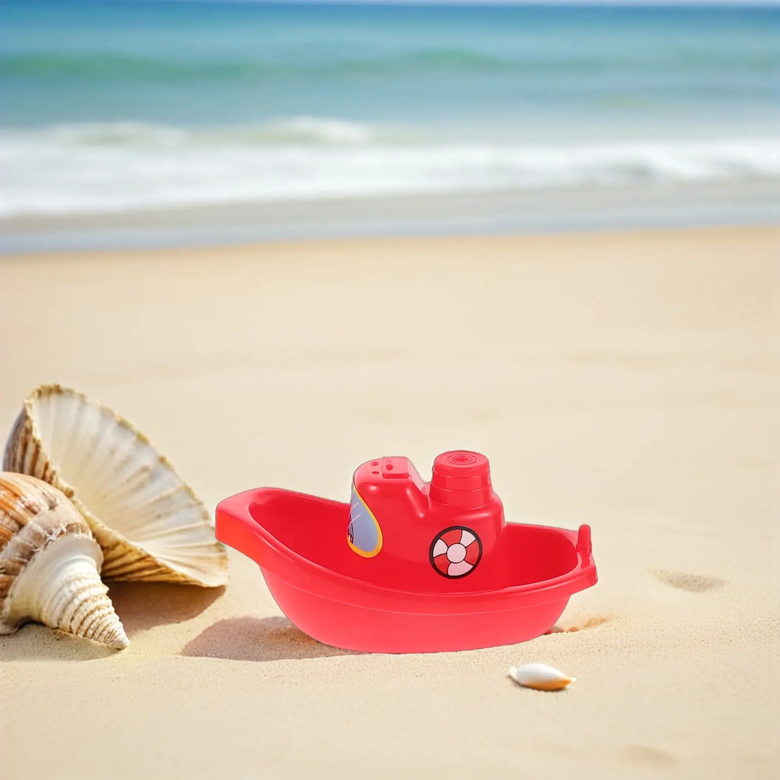 6 Stück Bunte Schwimmende Bade-Segelboote aus Plastik Mini-Boote für Kleinkinder Wasserspiel Pool Strand Segelboote für Kinder Bootsdekoration