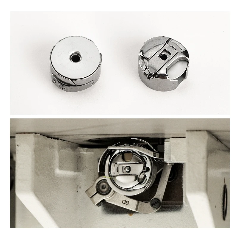 100pcs Aluminiu Bobbin For Industrial Pattern Sewing Machine Synchronous Feed Sewing Machine 6-5 6-7