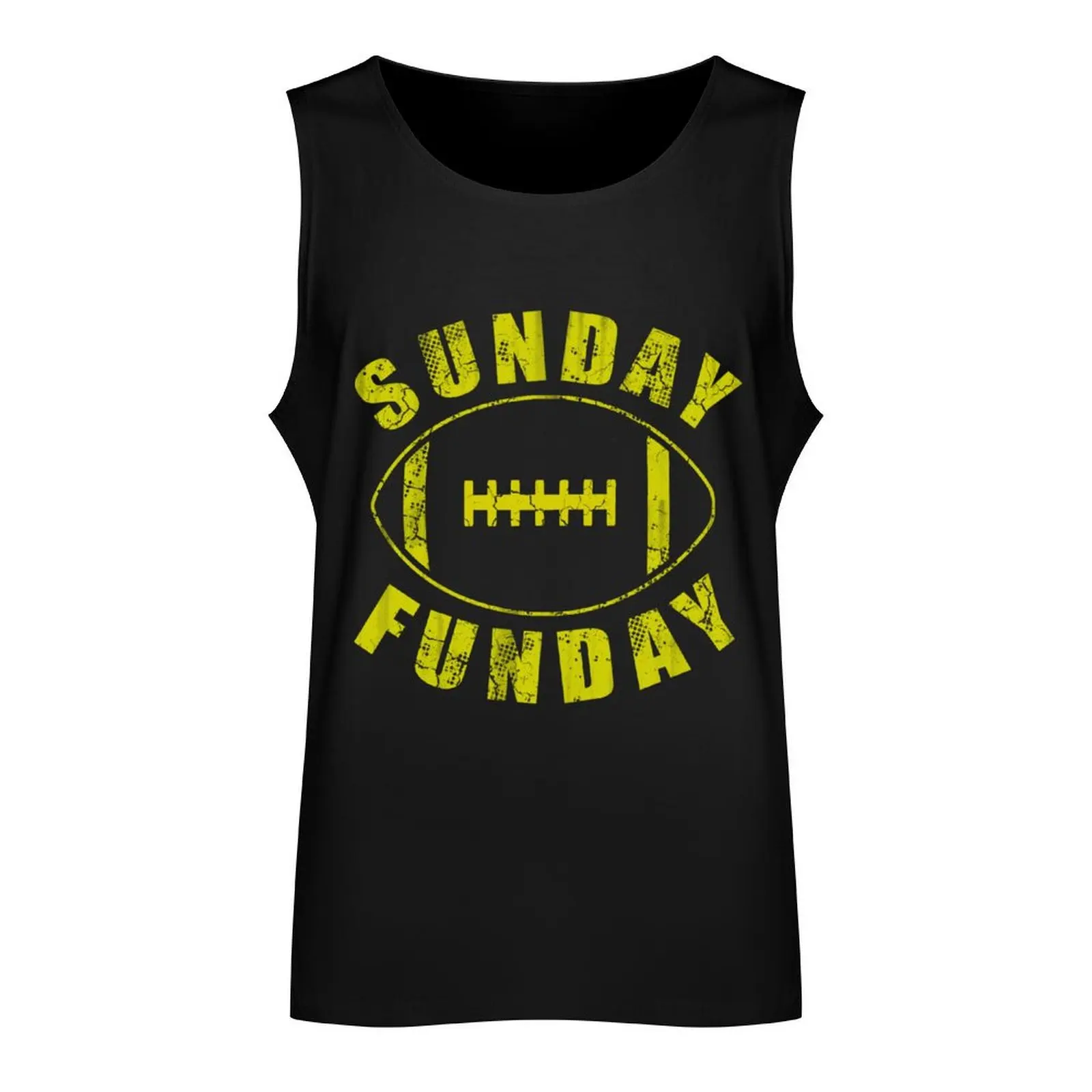 Sunday Funday Football Tank Top summer clothes man 2025 gym t shirt men Muscle fit Men's gym articles