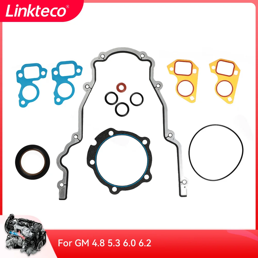 

Linkteco Engine Rebuilding Kits Timing Cover Gaskets kit For GM 4.8L 5.3L 6.0L 6.2L OE 12633904 TS13180 TCS45993 438846