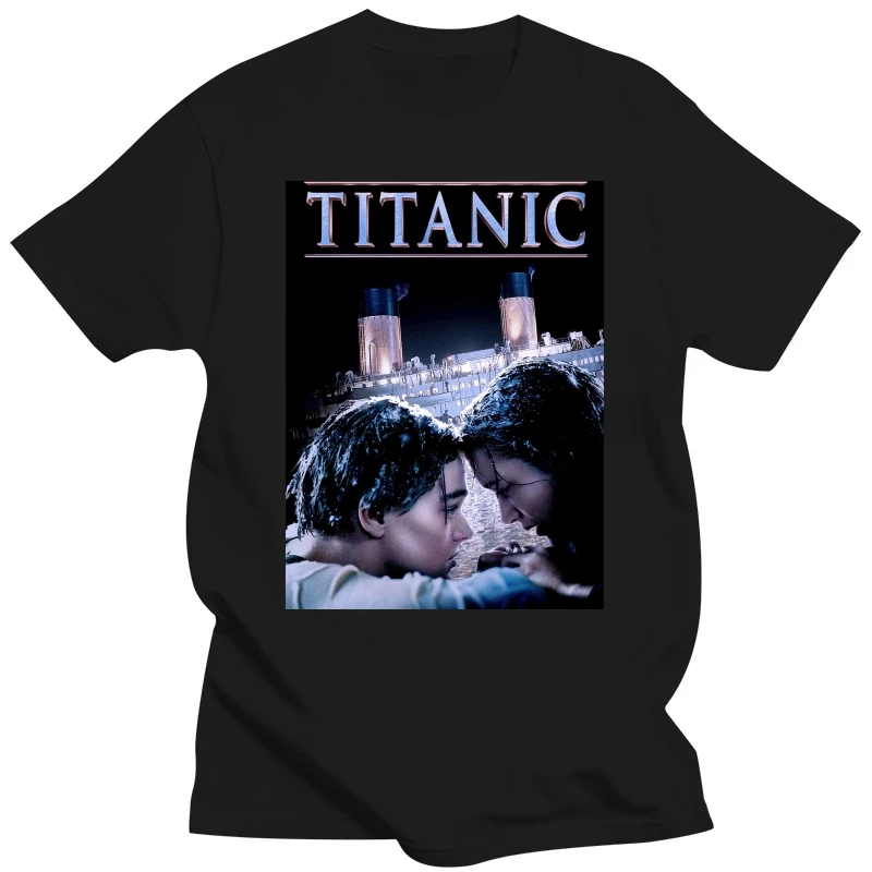 Titanic T Shirt Titanic Movie Fan Art Kate Winslet And Leonardo DiCaprio Unisex T Shirt Titanic T Shirt Movie 90s