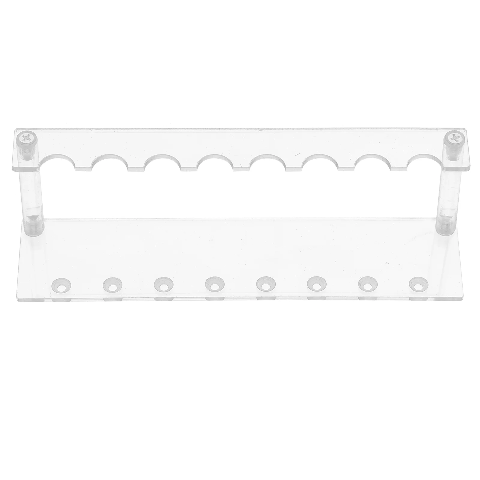 

Horizontal Pen Holder Stand Stationery Display Makeup Brushes Storage Lipgloss Retail White