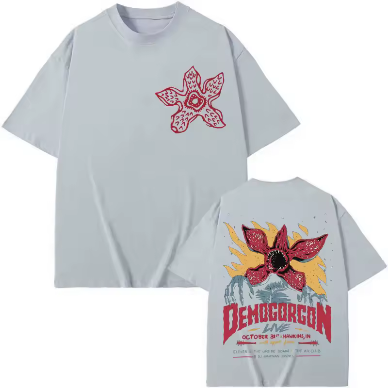 Eddie Munson The Demogorgon T-shirt Cannibal Flower Monster Graphic T Shirts Men Women Clothing Gothic Fashion Vintage T-shirts - Image 8