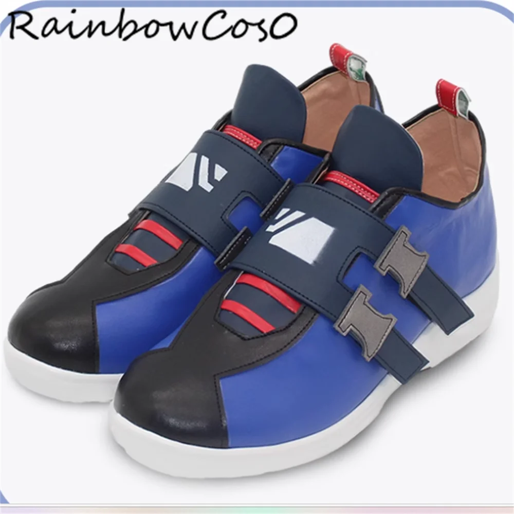 Iso Cosplay Scarpe Stivali Gioco Anime Party Halloween RainbowCos0 W5353