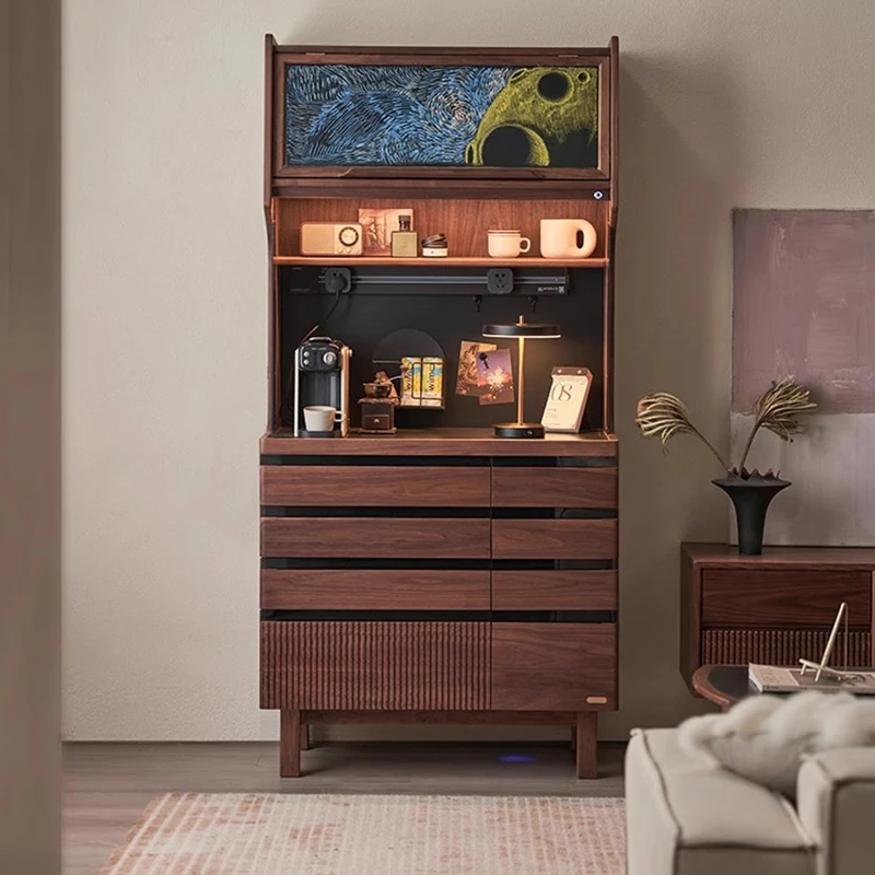/Sideboards Wood Living Room Cabinets Mobile Storage Display Cabinets House Container Organizer Luxury Gabinete Home Furniture