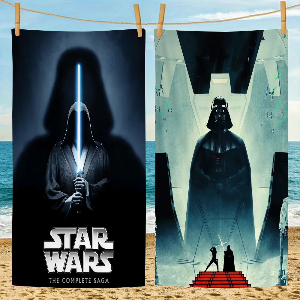 

Movie-S-Star Wars Microfiber Printed Beach Towel Mountain Climbing Yoga Beach Swimming Running Absorbent Soft Towel