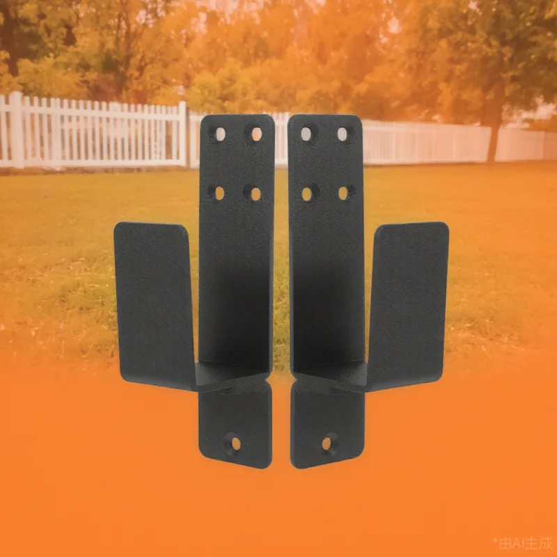 

2pcs Barricade Brackets Heavy Duty U-Shaped Security Bar Holder Security Bracket For Garage Barn Door Safety Barricade Hardware