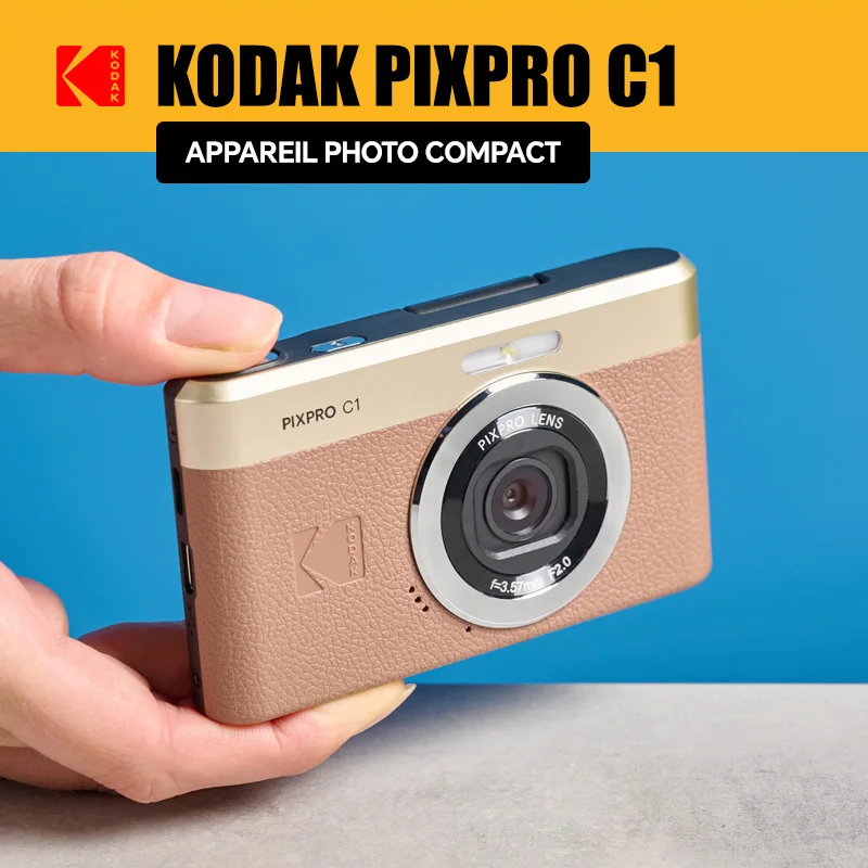

Цифровая камера KODAK PIXPRO C1: универсальная модель с 13-мегапиксельным сенсором, 26-мм объективом с фиксированным фокусом и поворотом на 180° ° Откидной ЖК-экран (не Kodak PIXPRO FZ55)