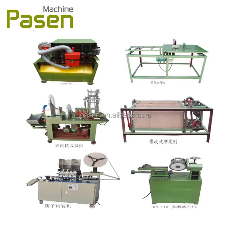 Factory Price Bamboo Chopstick Machinery | Chopsticks Making Machinery Line | Wood Chopstick Machinery