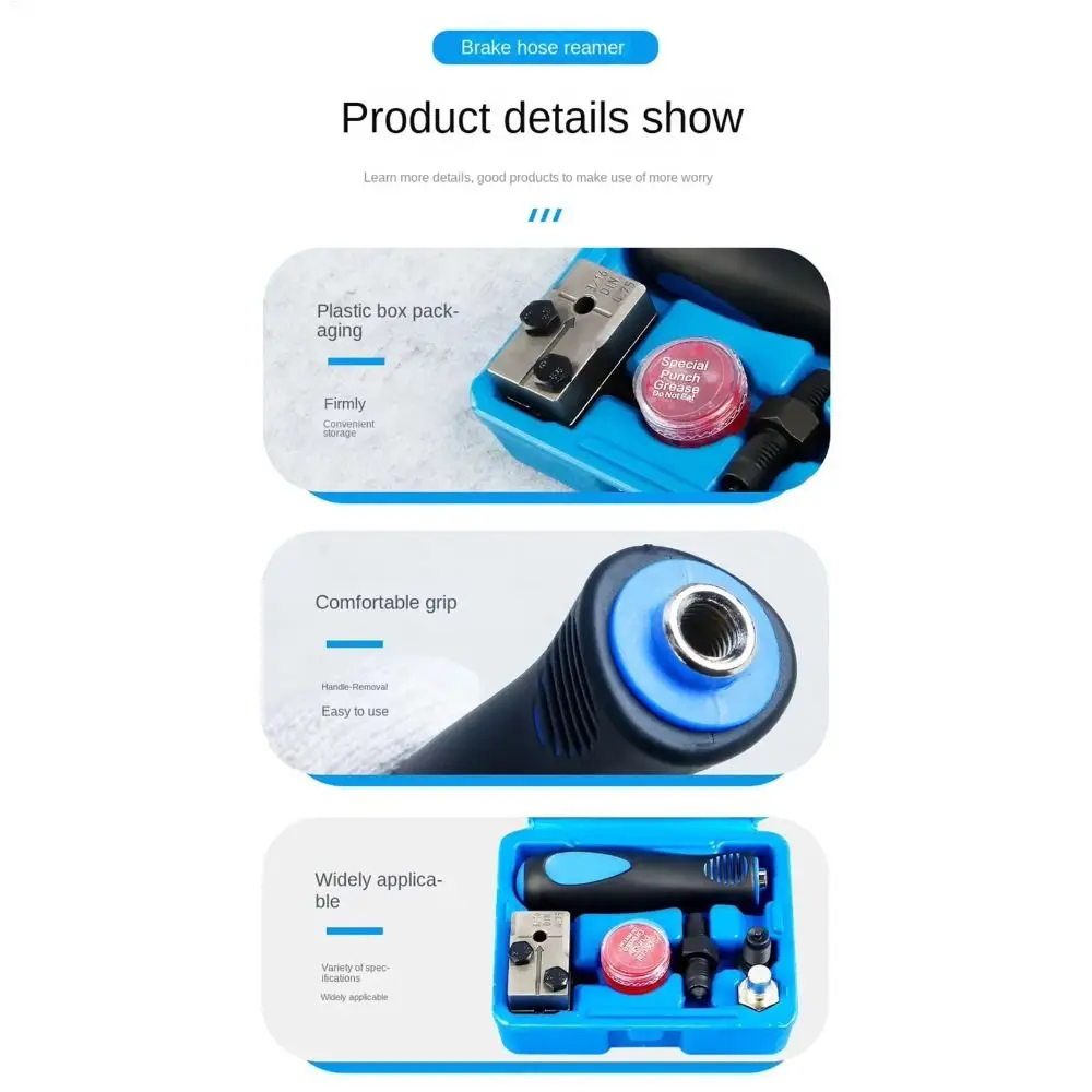

Инструмент для развальцовки тормозных шлангов из сплава, 3/16 дюйма, сверхмощный, двойной, с насадкой «грибок»