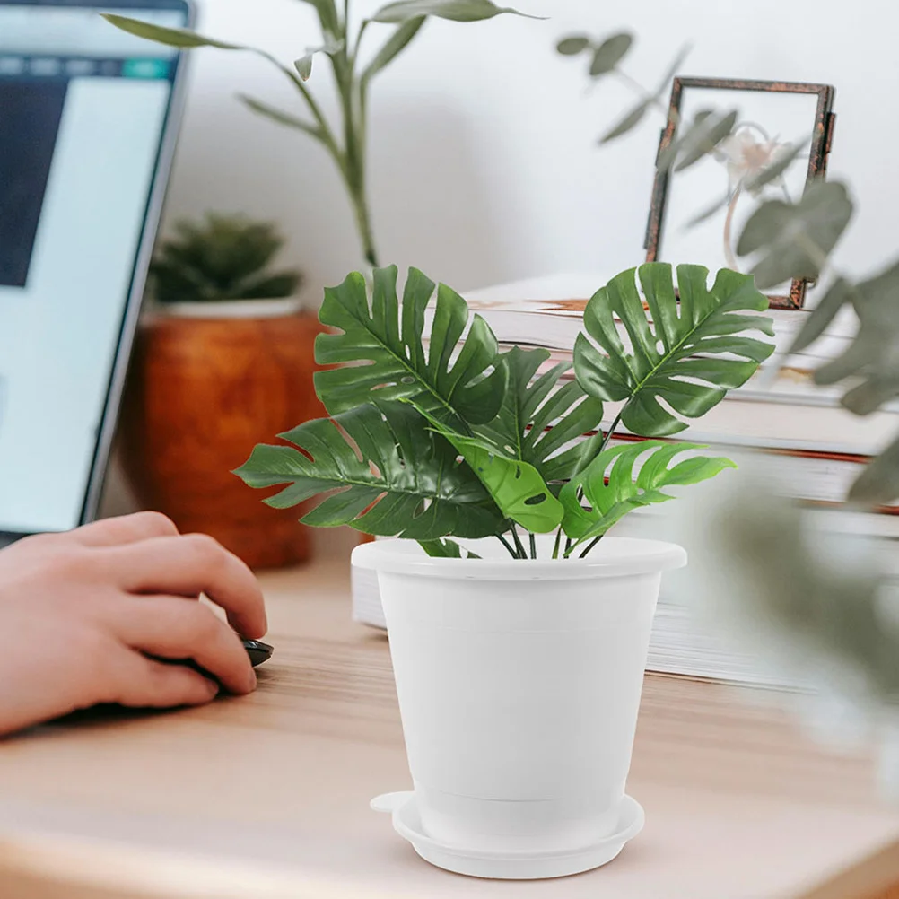 

1pcs 4 Inch Plastic Orchid Pot With Drainage Holes Reusable Succulent Planter For Indoor Outdoor Plants Flower Pots Garden Decor