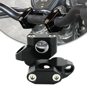 Riser de barra de montagem padrão para motocicleta, estender para trás, guidão para KTM 620 LC 4 640 LC Moto Guzzi V7 85 T, 22mm, 7 8 12 principais vendas guiador dt lc - №4
