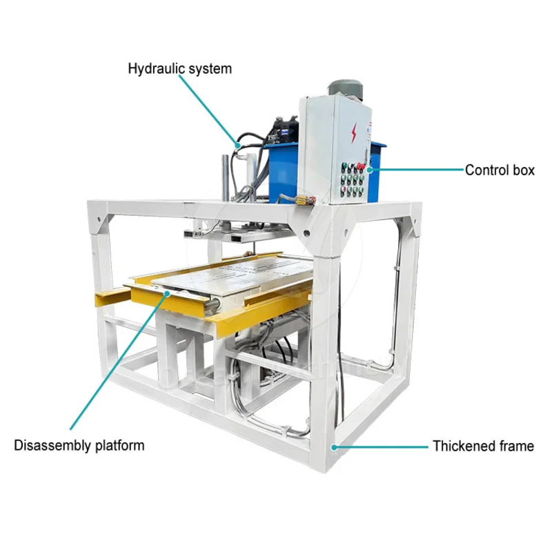 Glass Liberation Machine With Trade Assurance OCEAN Removal Frame Dismantle Photovoltaic Solar Panel Recycle Machine