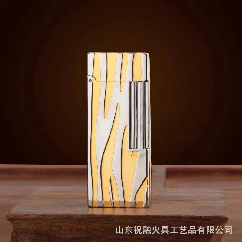 2026 New Zhurong Kesia Langsheng Narrow Machine Hydraulic Side Slip Kerosiene Lighter Is The First Choice for Men’s Gifts