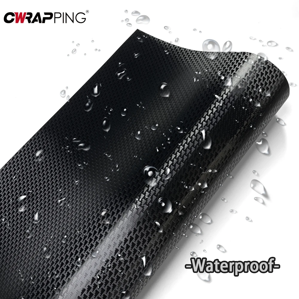 PET Forged Carbon Fiber Film Aircraft Pattern Plated Vinyl Wrap Stickers Console Computer Laptop Skin Car Decorate Accessories