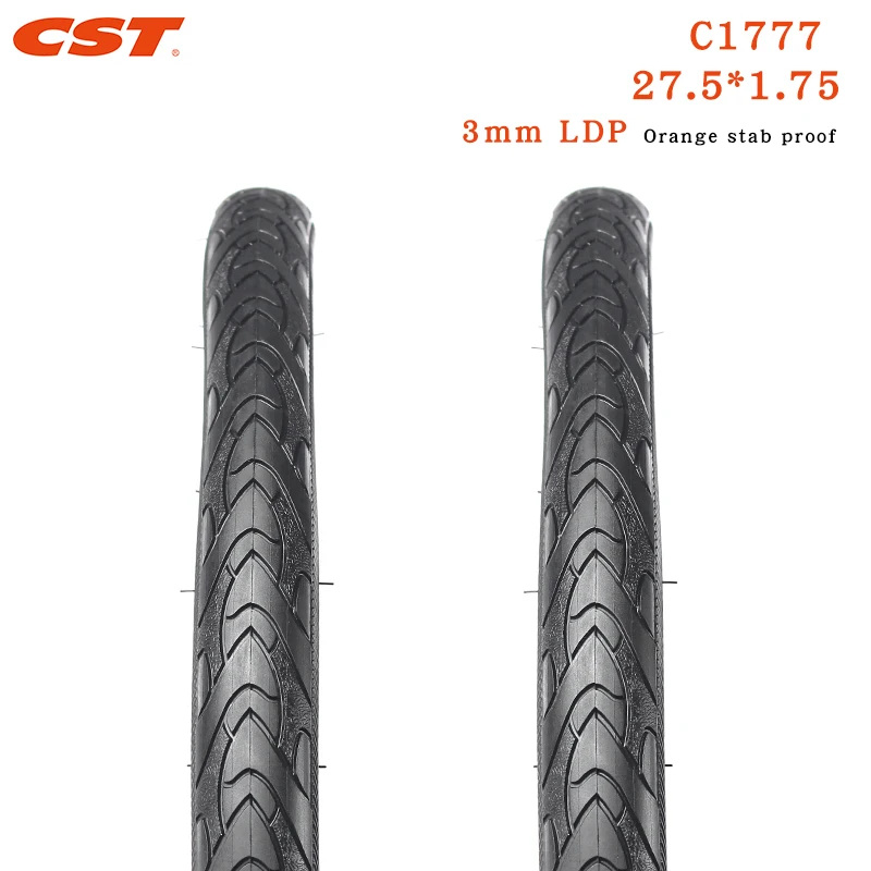 CST-Antiskid Mountain Bike Tires, Folding Stab Proof, Bicycle Parts, Wear Resistant, 27.5x1.75, C1777