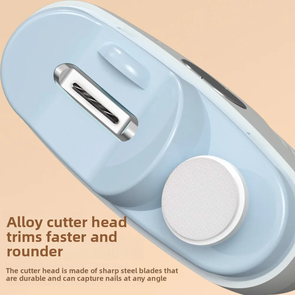 

Multifunction Electric Smart Nail Clippers with LED Light 3 Speeds Electric Nail Clippers Anti-Splash Anti Pinch