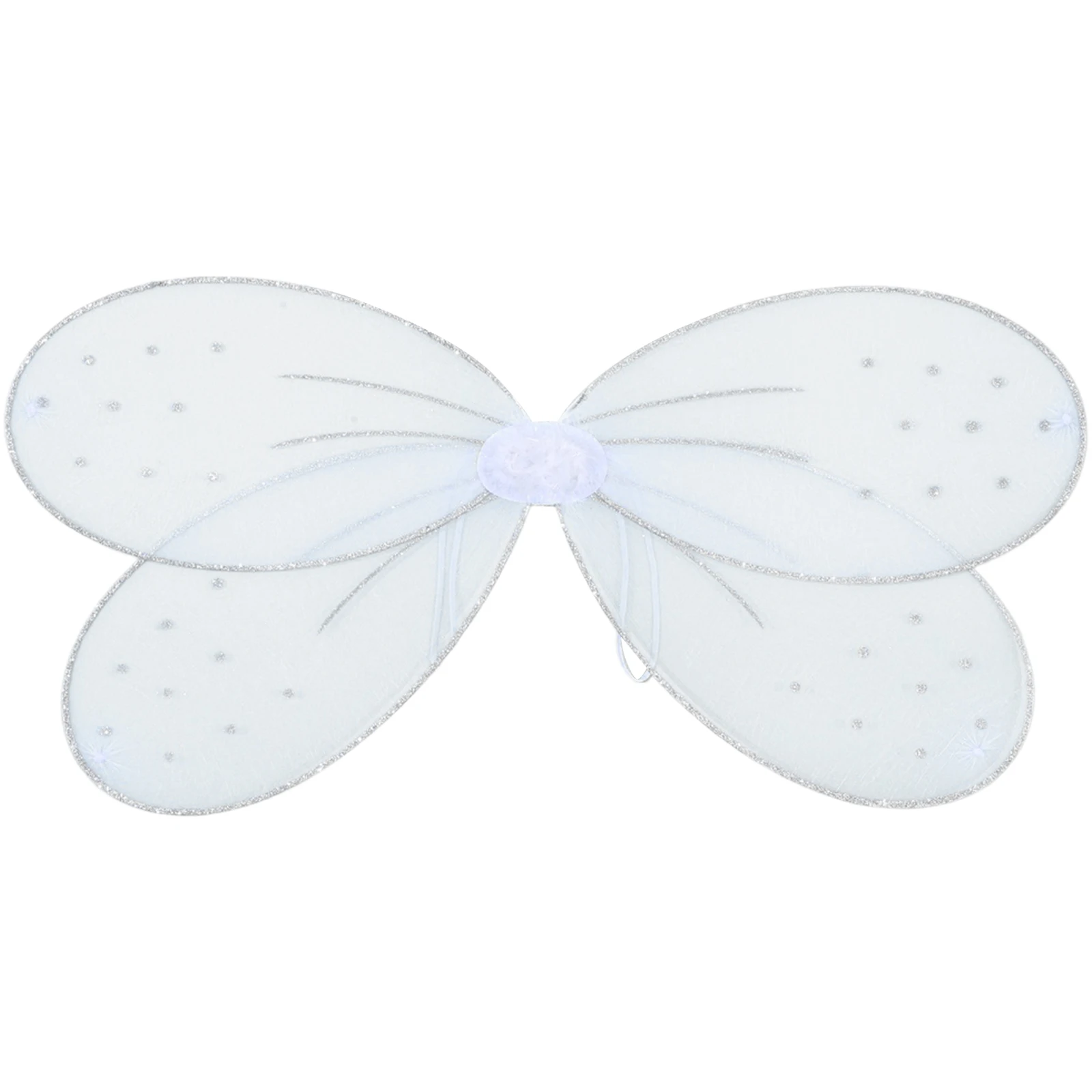 Vrouwen Sparkly Vlinder Fee Vleugels Halloween Kostuum Accessoire Themafeest Fotografie Cosplay Props Elastische Band Mesh Vleugels