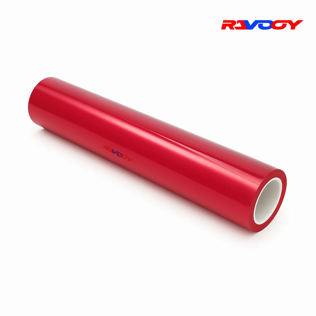 Color PPF coating Glossy Carmine Red Vinyl Wrap PPF film, coating, protective film, self-healing