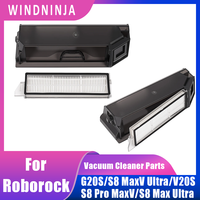Dust Box Replacement For Roborock G20S S8 MaxV Ultra V20S S8 Max Ultra Vacuum Cleaner Wear-Resistant Sealed Dustbin Accessories