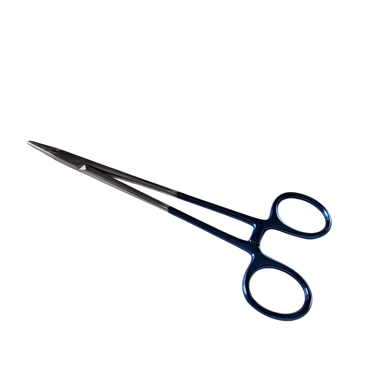 Steel TC18cm Insert Needle Holder, Gold Ring Needle Holder/Forceps Basic Surgical High Quality Tool Needle Holder