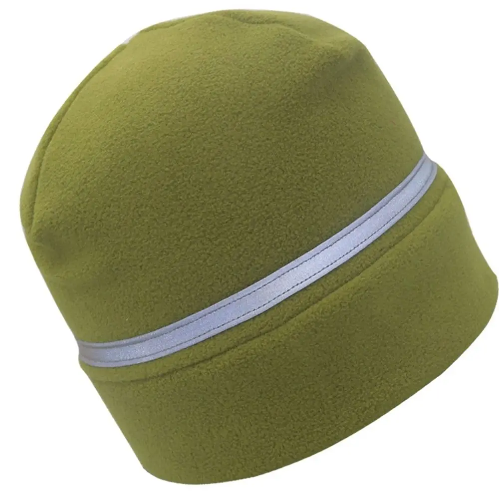 Plush Insulation Cap Outdoor Cycling Running Hat Sweat Wicking Odorless Sweat-absorbent Reflective Caps Sports Accessories