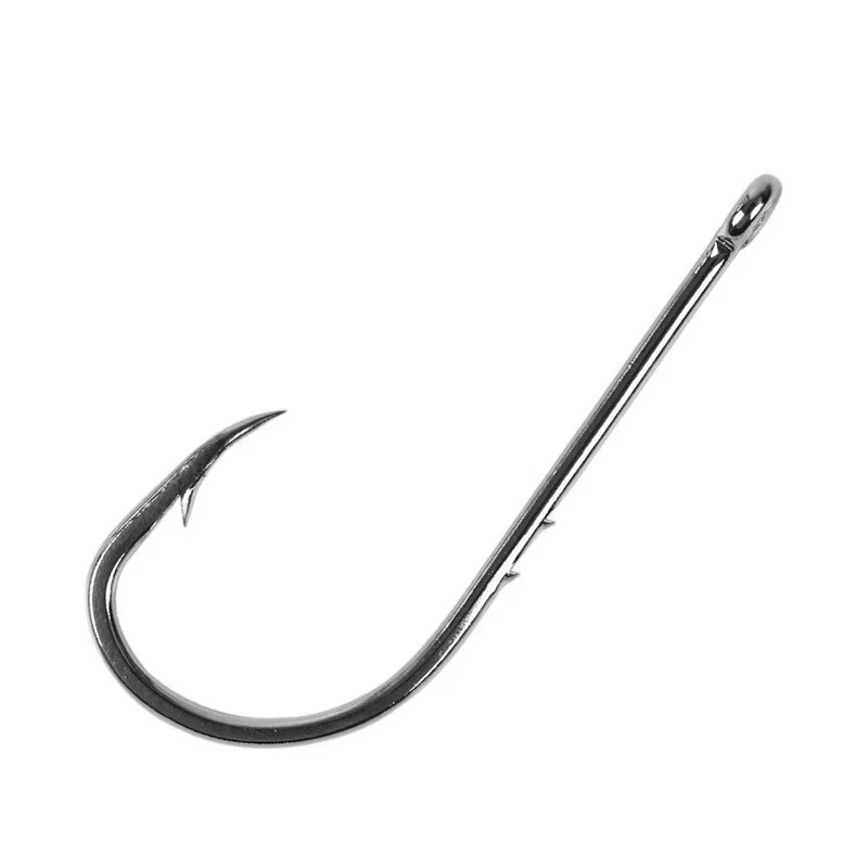 

100pcs Double-barbed Fishing Hook Fishhook for Saltwater Freshwater High Carbon Steel