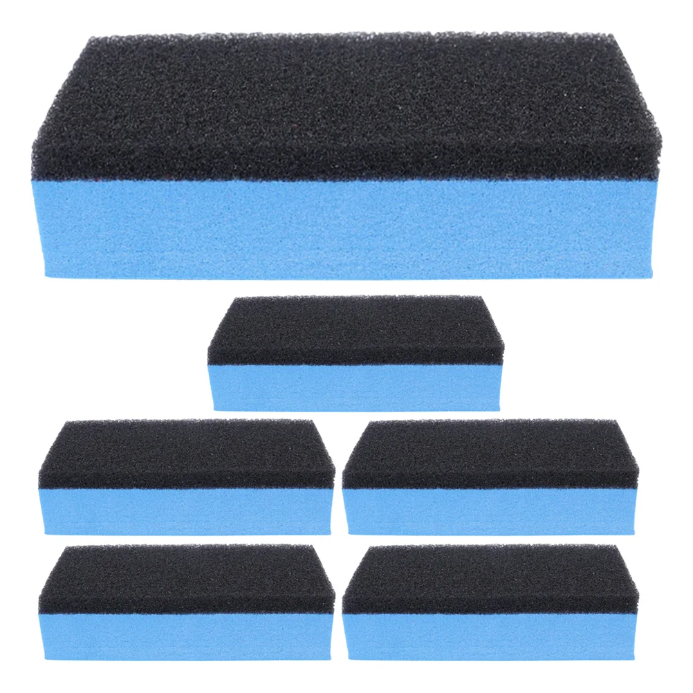 

6 Pcs Car Beauty Waxing Pads Sponge for Washing Tire Applicator Truck Detailing Shine