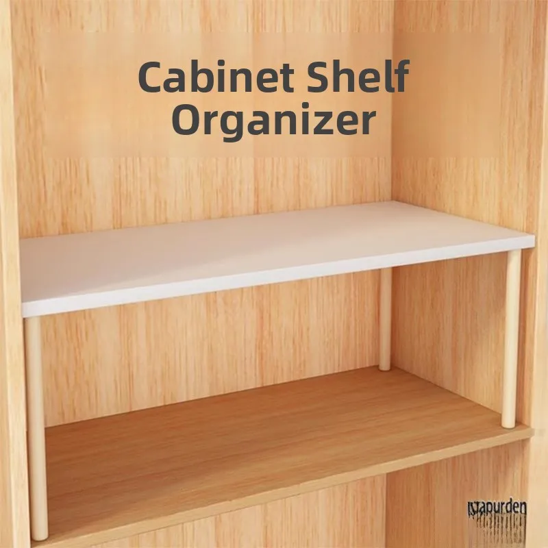 

Wood elf Partition for Wardrobe Cabinet Storage Organizer Ra Multi-layer Divider for oes And Kitchen Cabinets