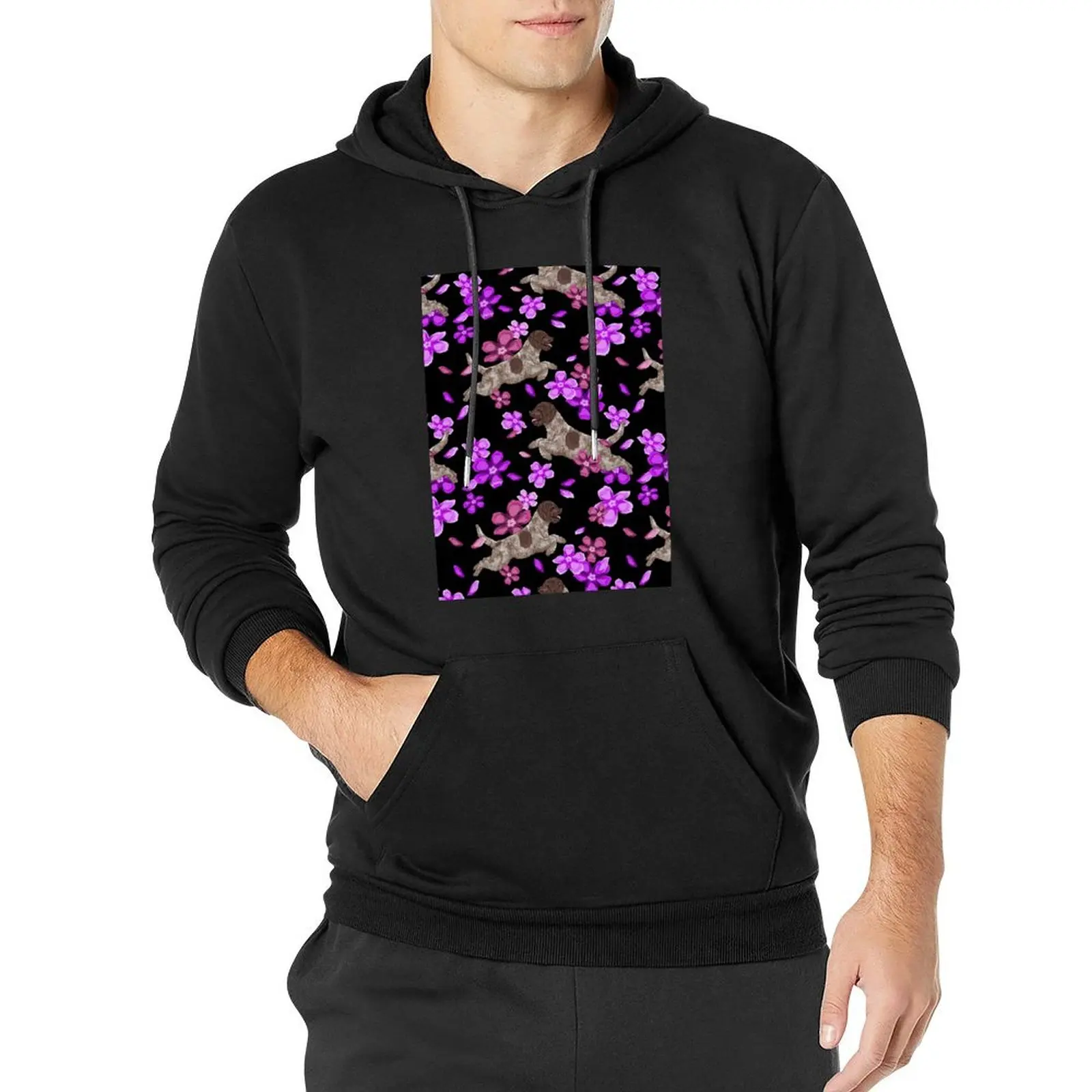 

Lagotto Romagnolo Flowers Multi Pullover Hoodie autumn new products winter clothes hoodie men