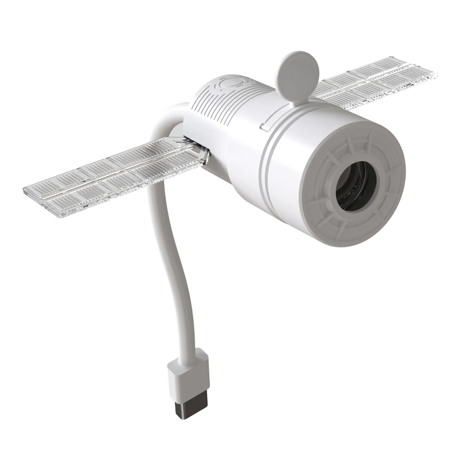 2 in 1 Galaxy Projector Night Light USB Star Projector 360 Flexible Gooseneck 5 Film Cards Kids Bedroom Atmosphere Lamp