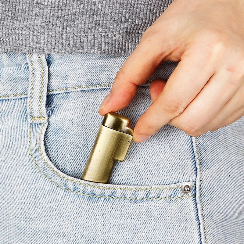 Mini Metal Toothpicks Holder Portable Zinc Alloy Toothpick Needle Case For Travel Hiking Handmade Storage Box Fits 20 Toothpicks