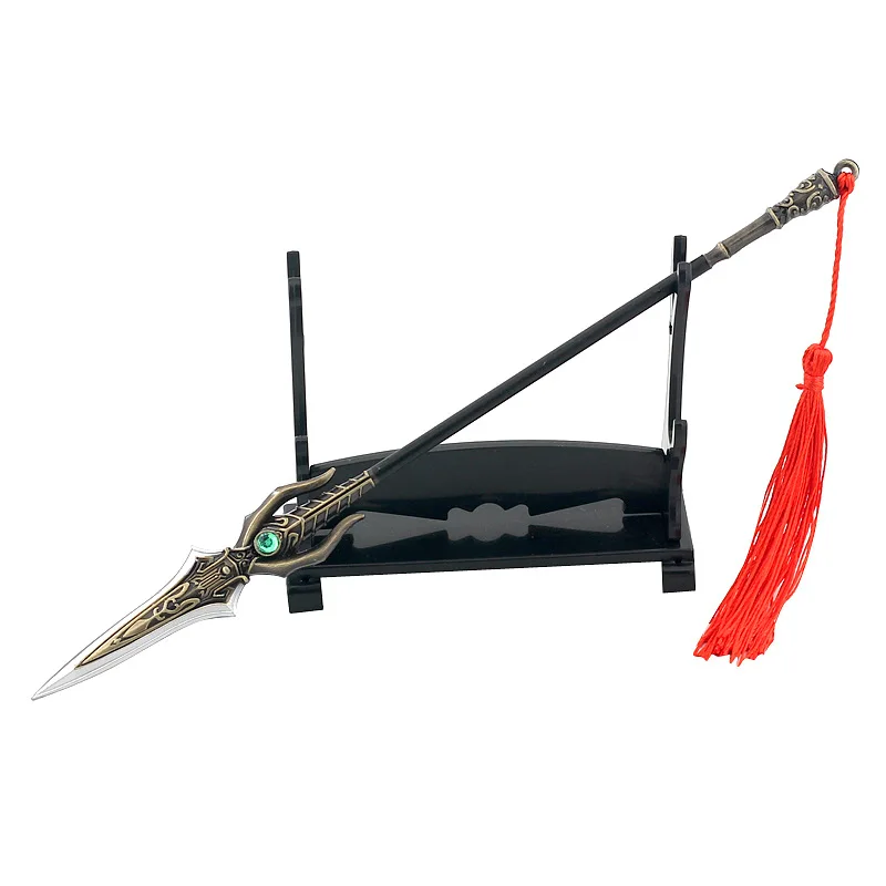 22cm メタル スピア ランス 真夜中の戦士 趙雲 武器 モデル ゲーム