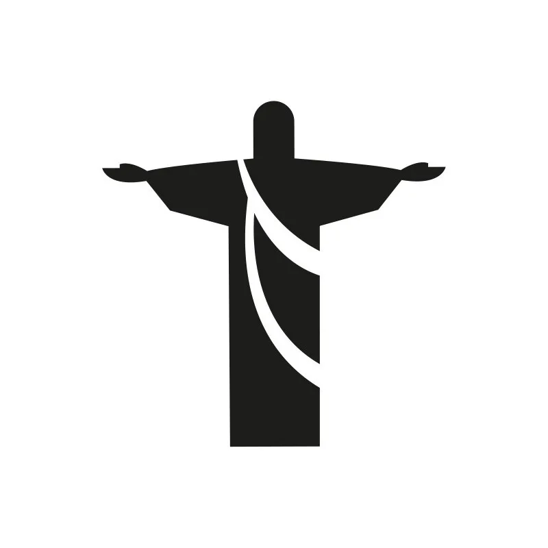 

Plott sticker Jesus statue Rio Brazil holy sticker car sticker-
