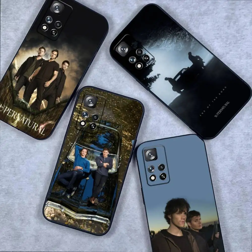 

Supernatural TV Phone Case For Samsung S10,S21,FE,S21,Note 20,10 S25,S24,S23,Ultra,S9,S22,Plus Soft Silicone Black Cover