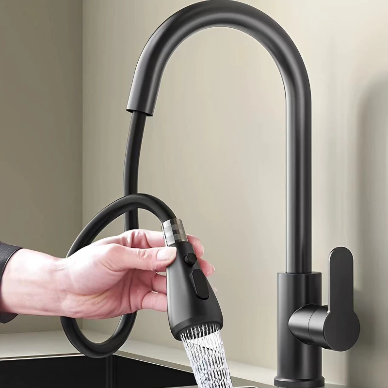 

SUS304 stainless steel hot and cold tap splash-proof household faucet