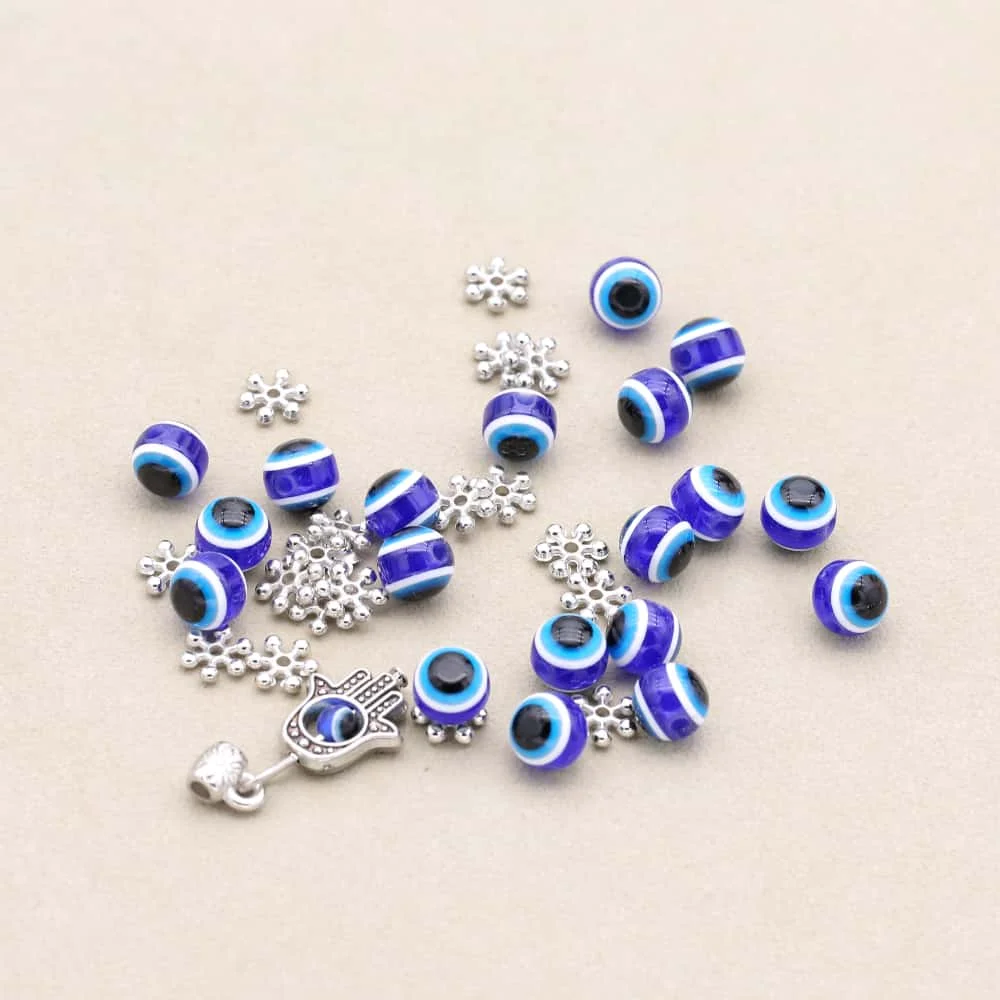 kits de fabrication de bijoux à la mode pour bracelet oeil du diable