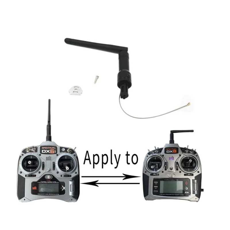 Spektrum-antena de repuesto DX8 DX6i DX7s, conector de Terminal aéreo W, enchufe para Radio JR DSX7 DSX9 DSX12Hobbyking ORX T-SIX