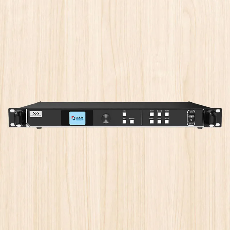 Colorlight X6-Videoprozessor, LED-Anzeige, vollfarbige Bühnenwerbung, großer Bildschirm, Master-Unterstützung, drei Bildschirme