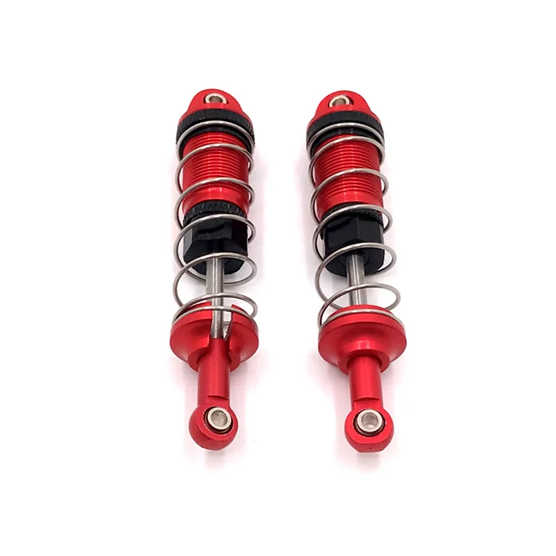 

A68T 4Pcs Metal Damper for SCY 16101 16102 16103 1/16 RC Car Upgrades Parts Accessories,Red