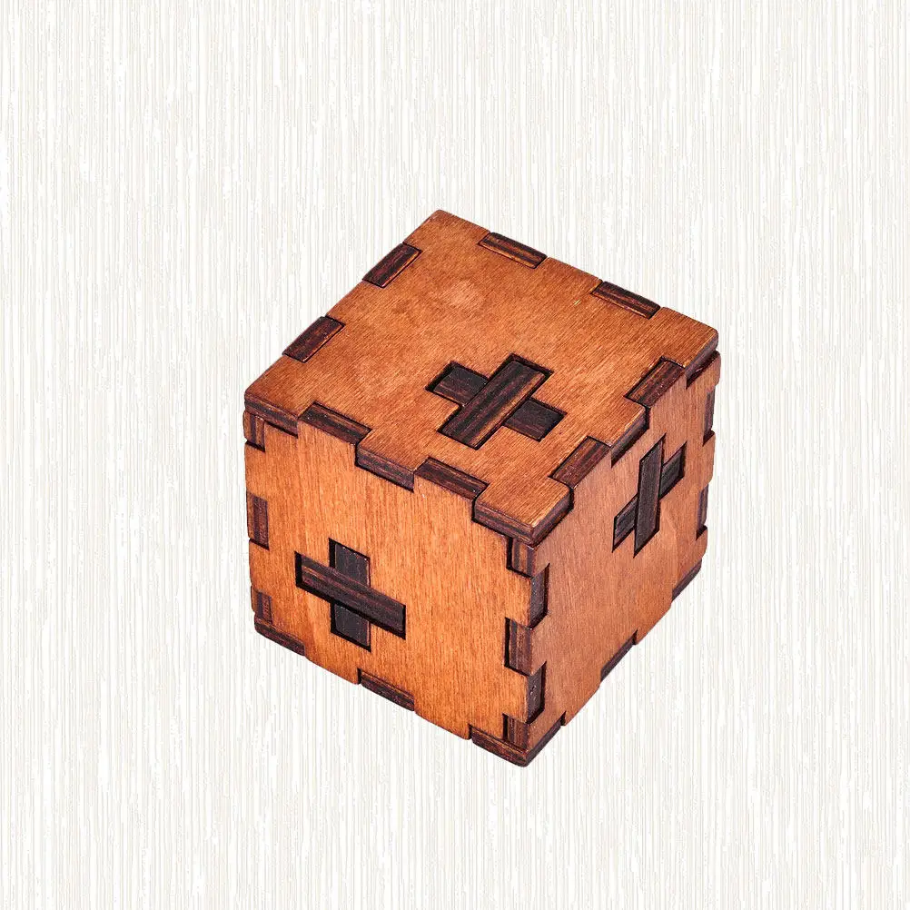 

Intellectual Wooden Brain Puzzle Lu Ban Lock Cube Creative DIY Relaxing Game Educational Parenting Fun for Home Office
