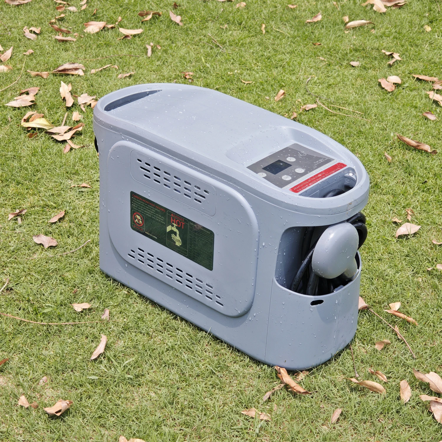 

ATVPortable 6L Thermostatic Water Heater Natural Gas USB For RV Camping Outdoor Household Steel Housing Tankless Storage Foreign