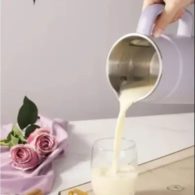 Large capacity portable soy milk making machine. Household multi-function. No filter. Silent. Wall breaker.