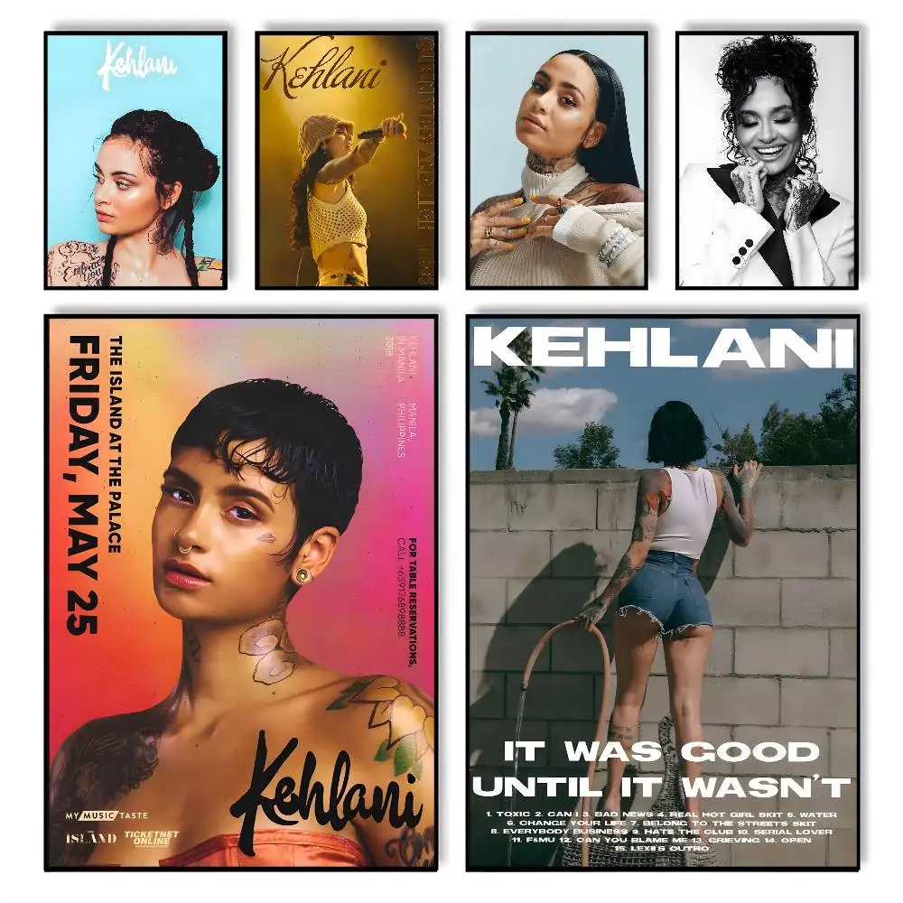 k-Kehlani It Was Good Until It Wasn't Poster sticky wall waterproof home living room bedroom bar aesthetic decoration