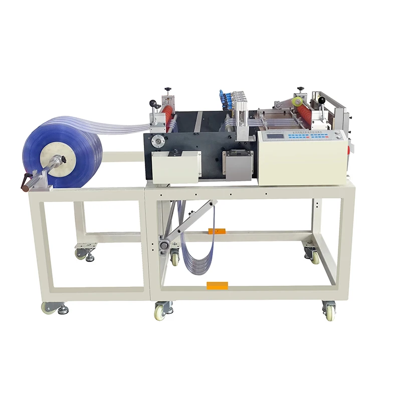 Industrial PVC Film Cross Cutting Machine with Punching