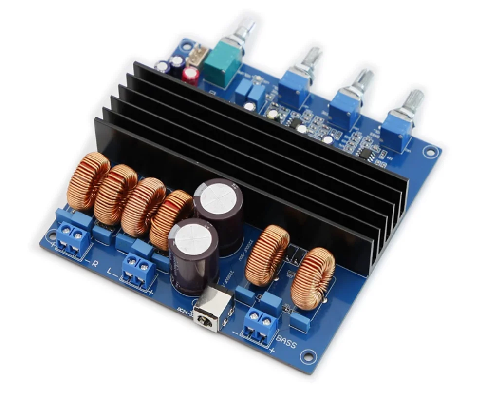 

DC24V TDA7498E 100W*2+200W 2.1 Channel Stereo Hifi Fever Digital Subwoofer Audio Amplifier Board