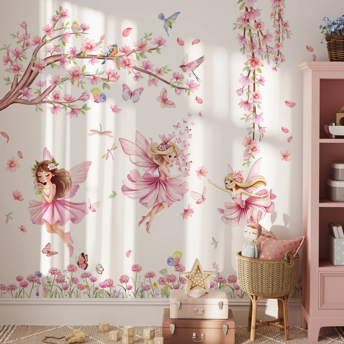New Children's Room Wall Sticker Decoration Living Room Bedroom Background Self-adhesive