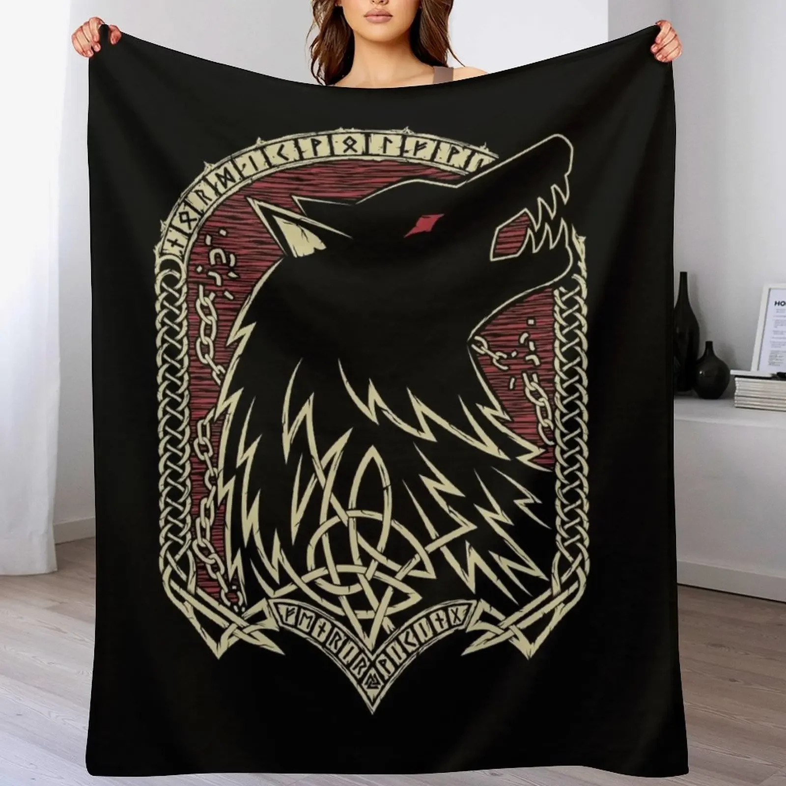 

Fenrir Throw Blanket Luxury Designer Winter beds Flannel Fabric Bed Blankets