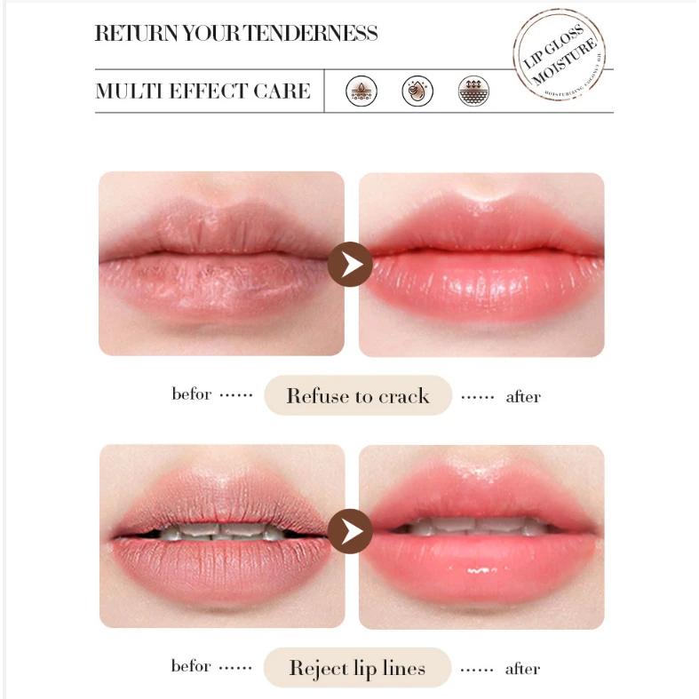 SADOER الألوة/جوز الهند/فيتامين C بلسم الشفاه المضاد للتجاعيد 2.7 جرام