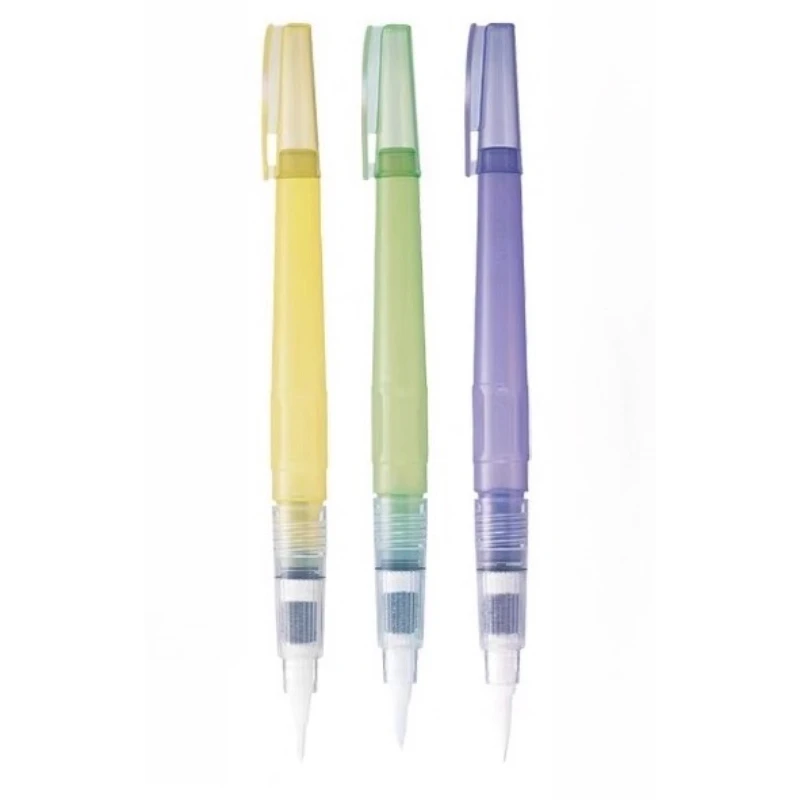Japanese Kuretake Fountain Pen Watercolor Brush, Water Storage Brush Art Painting, Water Soluble Color Solid Pigment Special Pen view 2